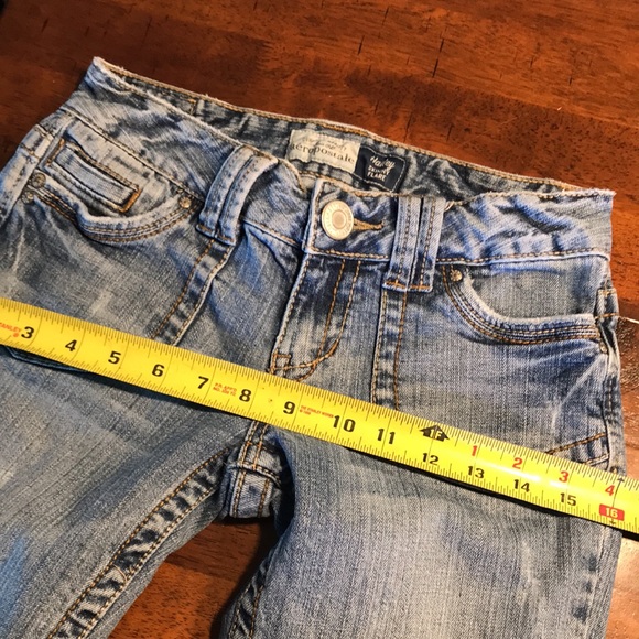 Aeropostale HAILEY Skinny Flare Low Rise Jeans - Picture 9 of 13